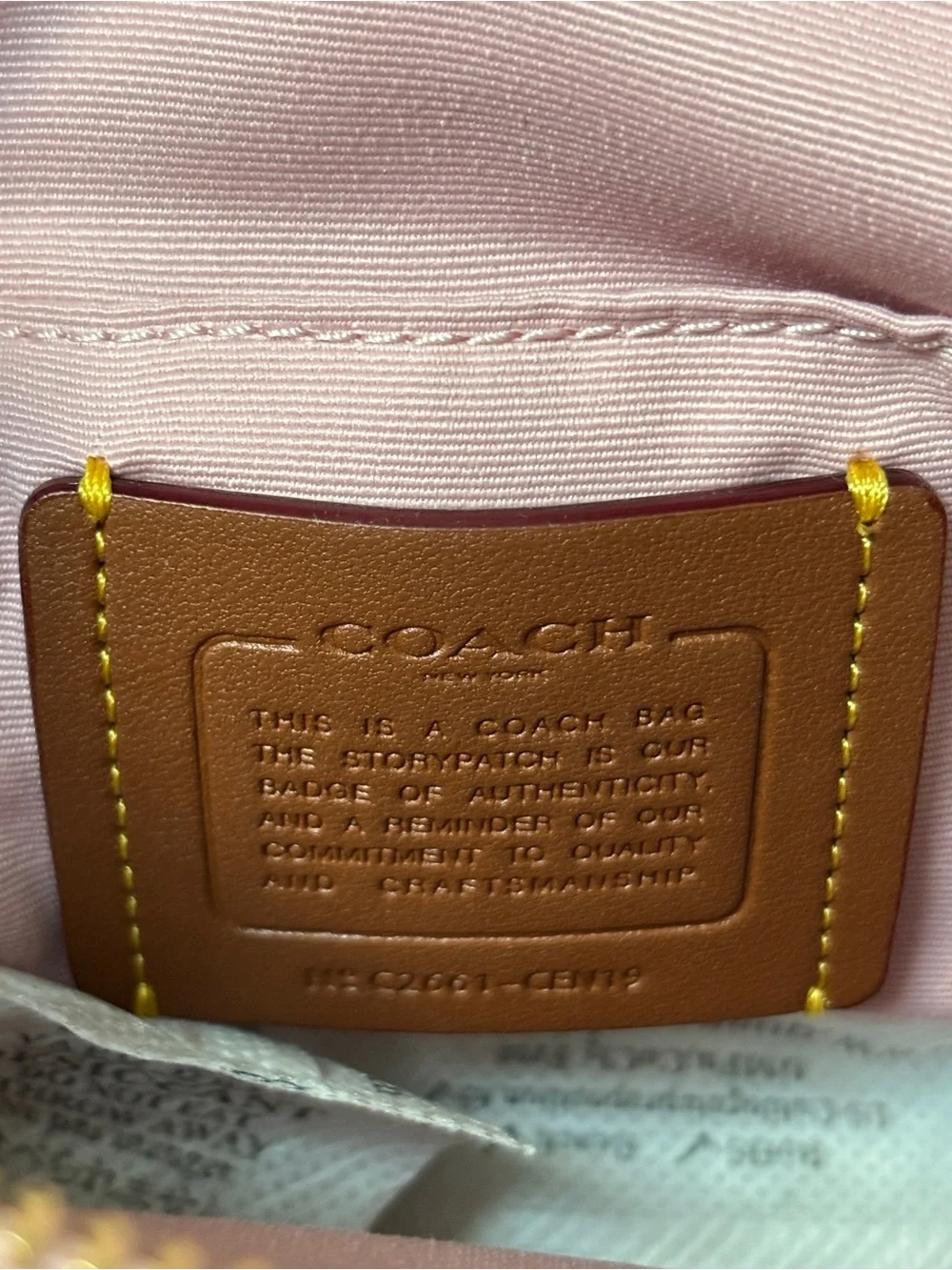 New Coach Mini Carey Shoulder Bag in Signature Denim Pink Limited Release